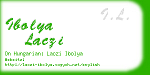 ibolya laczi business card